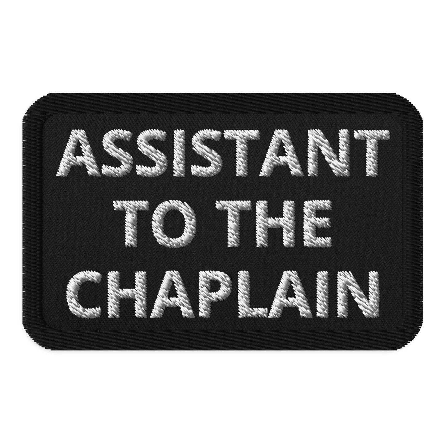 ASSISTANT TO THE CHAPLAIN | Embroidered patches