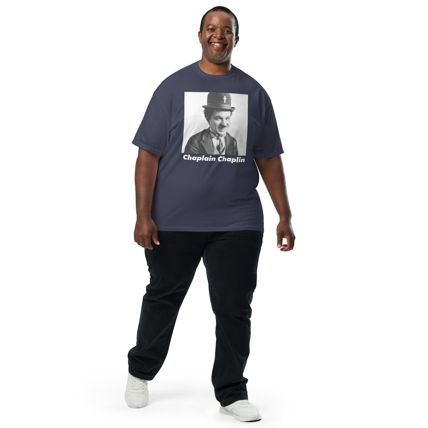 Charlie CHAPLAIN Chaplin Men’s garment-dyed heavyweight t-shirt